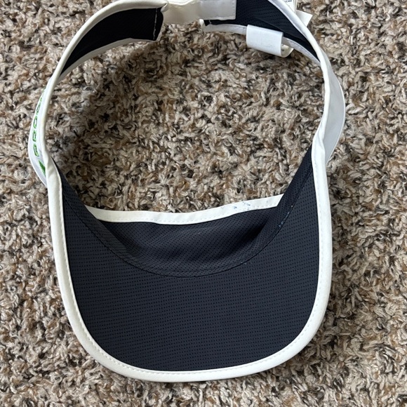 Brooks White Visor with Green Clover Embroidery - Picture 7 of 8